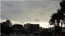 أمواج الغيوم تكسى سماء غزة