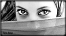 Egyptian Girl's Eyes Tell Stories 