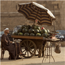 بائع المدينة القديمة 