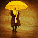 Under a Yellow Umbrella