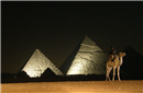 Giza Pyramids by Night